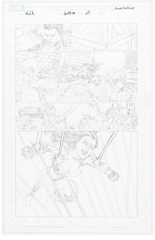 Raney INCREDIBLE HULKS 615 pg 2 SEXY RED SHE HULK TEAMS UP WITH PUNISHER WOW