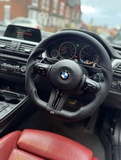 BMW Leather Flat Bottom Steering Wheel M Sport 5/6/7 Series F06 F10 F11 F90 M5