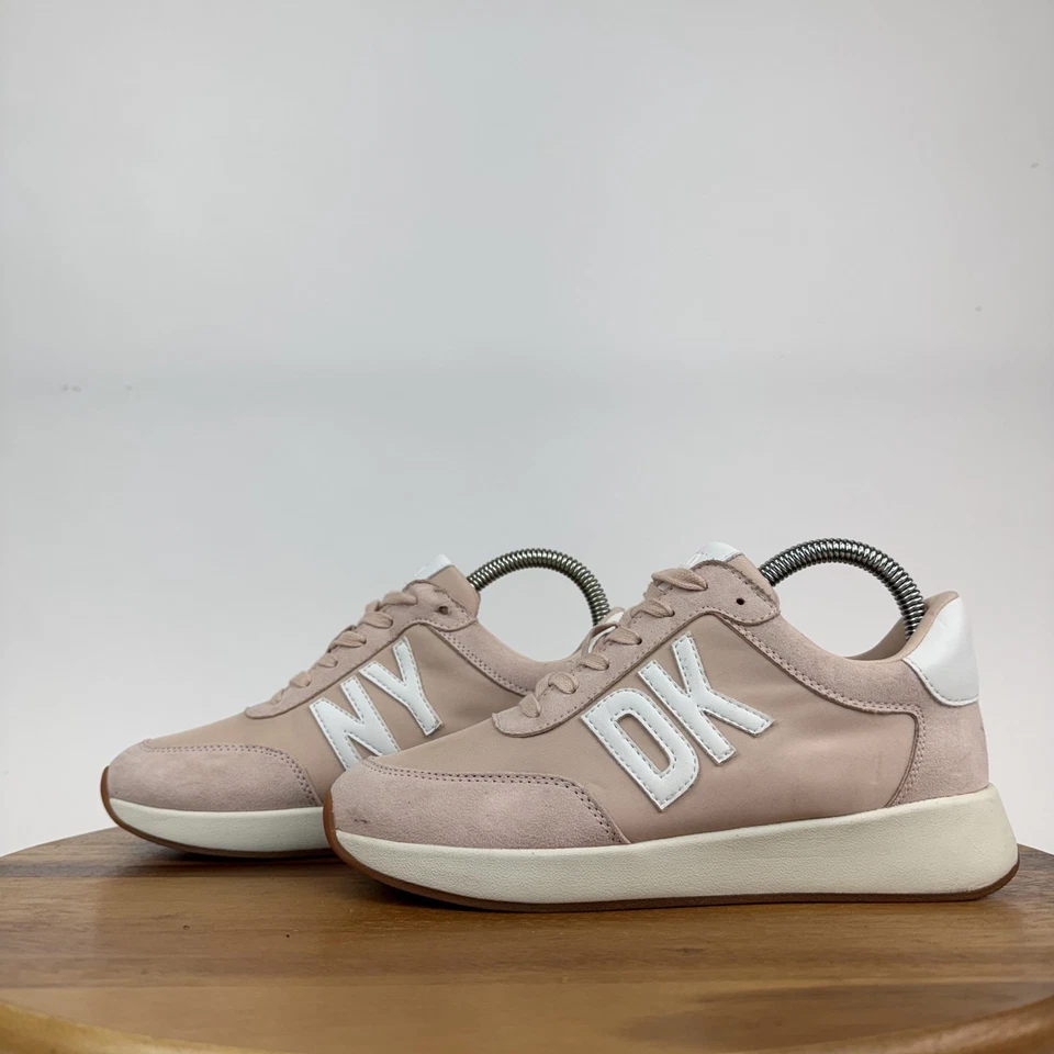 New Womens DKNY Oaks Logo Pink Comfort Casual Low Top Sneakers Size 6 M NWOB - image 2 of 4