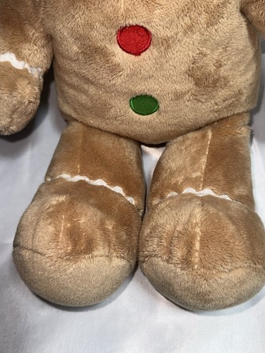 Build a Bear hellbraune Hello Kitty Lebkuchen Weihnachten 2012 individuelle glitzernde rote Schleife - Bild 10 von 12
