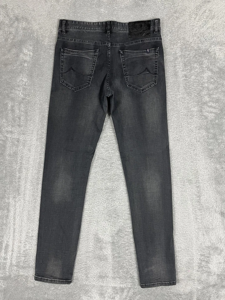 Jeans Jacob Cohen Para Hombre 31 Gris Calce Ajustado Tipo 625C Hecho a Mano en Italia JC5051 Foto 2 de 4