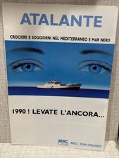 brochure con foto interni navi ship ATALANTE MSC crociere