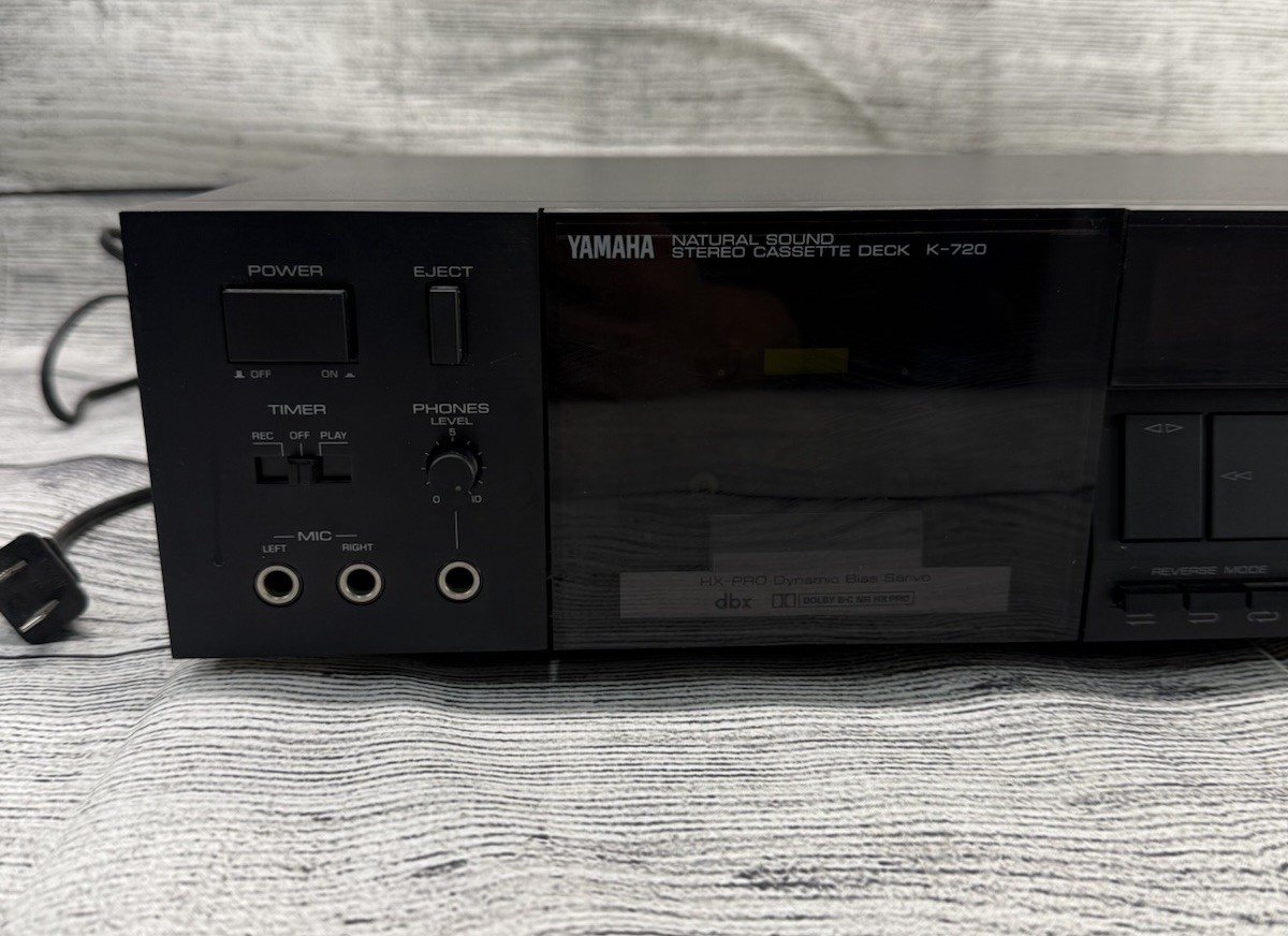 YAMAHA K-720 Natural Sound Stereo Cassette Deck | eBay