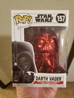 Funko Pop! Star Wars Darth Vader #157 Red Chrome Vinyl Figure