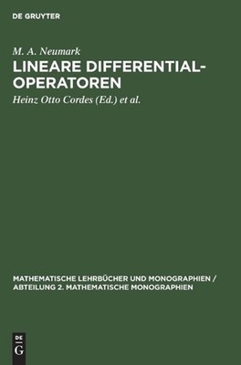 Lineare Differentialoperatoren by M.A. Neumark (German) Hardcover Book