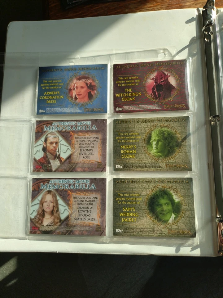 Lord of the Rings Return of the King & TrIlogy Costume Card Memorabilia Bundle - Image 2 of 2