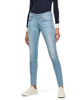 G-Star Damen Jeans, Skinny, Lynn Mid Skinny Wmn, Blau Aged, W24 L32