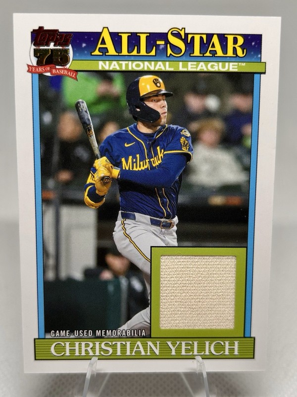 Christian Yelich - 1991 All-Stars Relic - Game-Used Jersey - #91ASR-CY