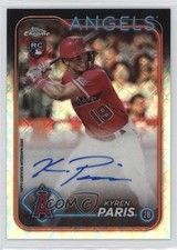 2024 Topps Chrome Logofractor Edition MLB Refractor Kyren Paris Auto 0bg8