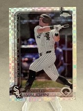 2025 Topps Chrome Andrew Vaughn #235 X-Fractor Refractor Chicago White Sox
