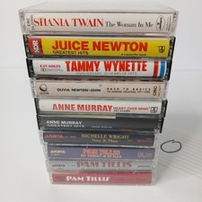 Female Country Music Artists Cassette Tapes 80s90s Mixed Lot Of 10 Pam Tillis "O
