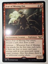 Fear of Missing Out Duskmourn: House of Horror Regular NM #0136