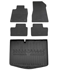 Gummi Fußmatten Kofferraumwanne für Nissan Juke 2 F16 ab 2019- Gummimatten Set