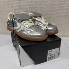 Madden NYC Woman  s Size 6 Silver Sneakers