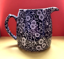 Vintage Burleigh Ware Pottery Brown "Calico" Large Milk Jug 1.25 Pints 🤎🥛🤎