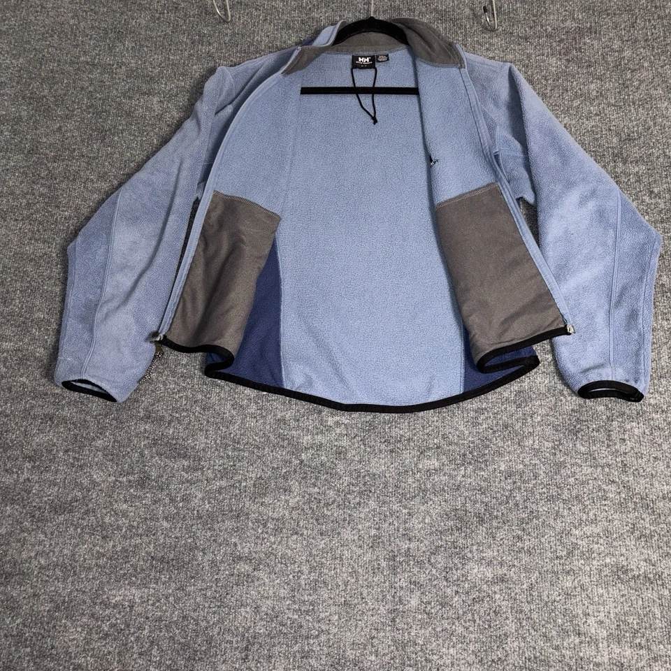 Chaqueta polar Helly Hansen para mujer M azul al aire libre senderismo camping cálida cremallera Foto 3 de 4