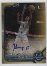 2021-22 Bowman U Chrome Prospect Gold Refractor 49/50 Johnny Davis Auto 17hx