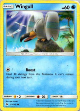 Wingull Sun & Moon 37/149 Common Near Mint Pokemon Card