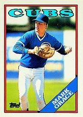 1988 Topps Traded Tiffany #42T Mark Grace Chicago Cubs Rookie Card