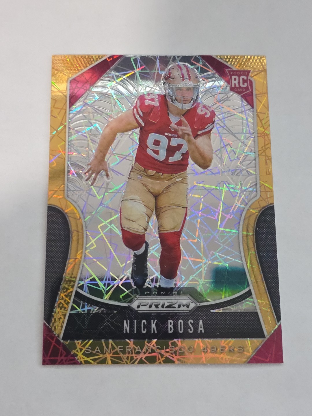2019 Panini Prizm - NICK BOSA (RC) Rookie Lazer SP San Francisco 49ers