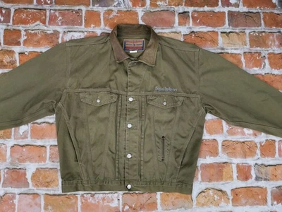 DIESEL INDUSTRY DENVER JEANS JACKE VINTAGE BASIC LINE KHAKI GRÜN GR: L - Bild 1 von 4