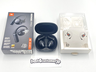 JBL Sense Pro Open-Type Wireless Earphones Black Tested Working Good Condition