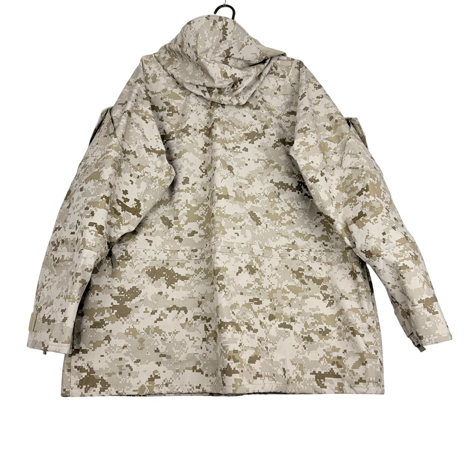 US Navy NWU Type II Desert Digital Working Parka XL Reg Waterproof Sealed Seams - Image 2 of 4