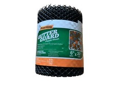 Frost King Gutter Guard 6 inch 20 ft  Black  Plastic Keep leaves, debris out~New