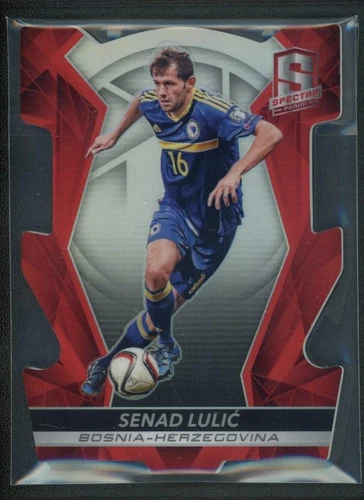 2016-17 SENAD LULIC 35/65 PANINI SPECTRA RED SILVER DIE-CUT