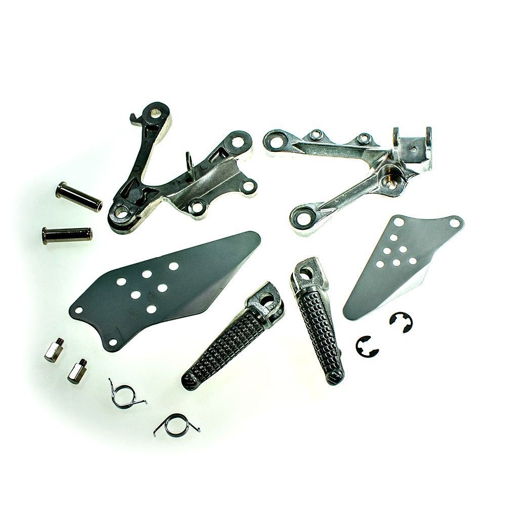 Rider Front Foot Peg Footrest Hanger Assembly for Kawasaki ZX-6R Ninja 09-11