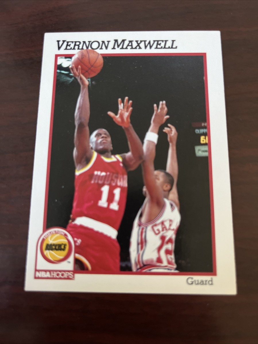 1991-92 NBA Hoops Vernon Maxwell #77 Houston Rockets Florida