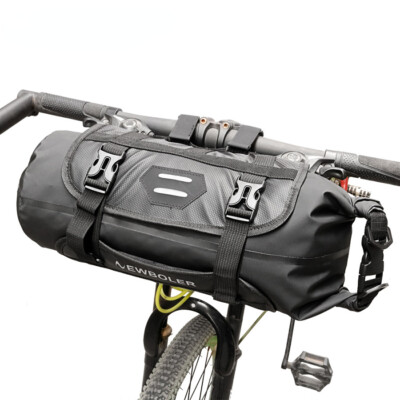Bike Front Tube Bag Waterproof Handlebar Basket Pack Front Frame Pannier
