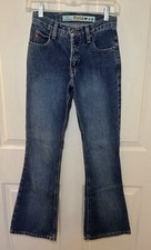 Vintage MUDD Denim Bell Bottom Flare Jeans Size 0 For The Beat Generation Boot