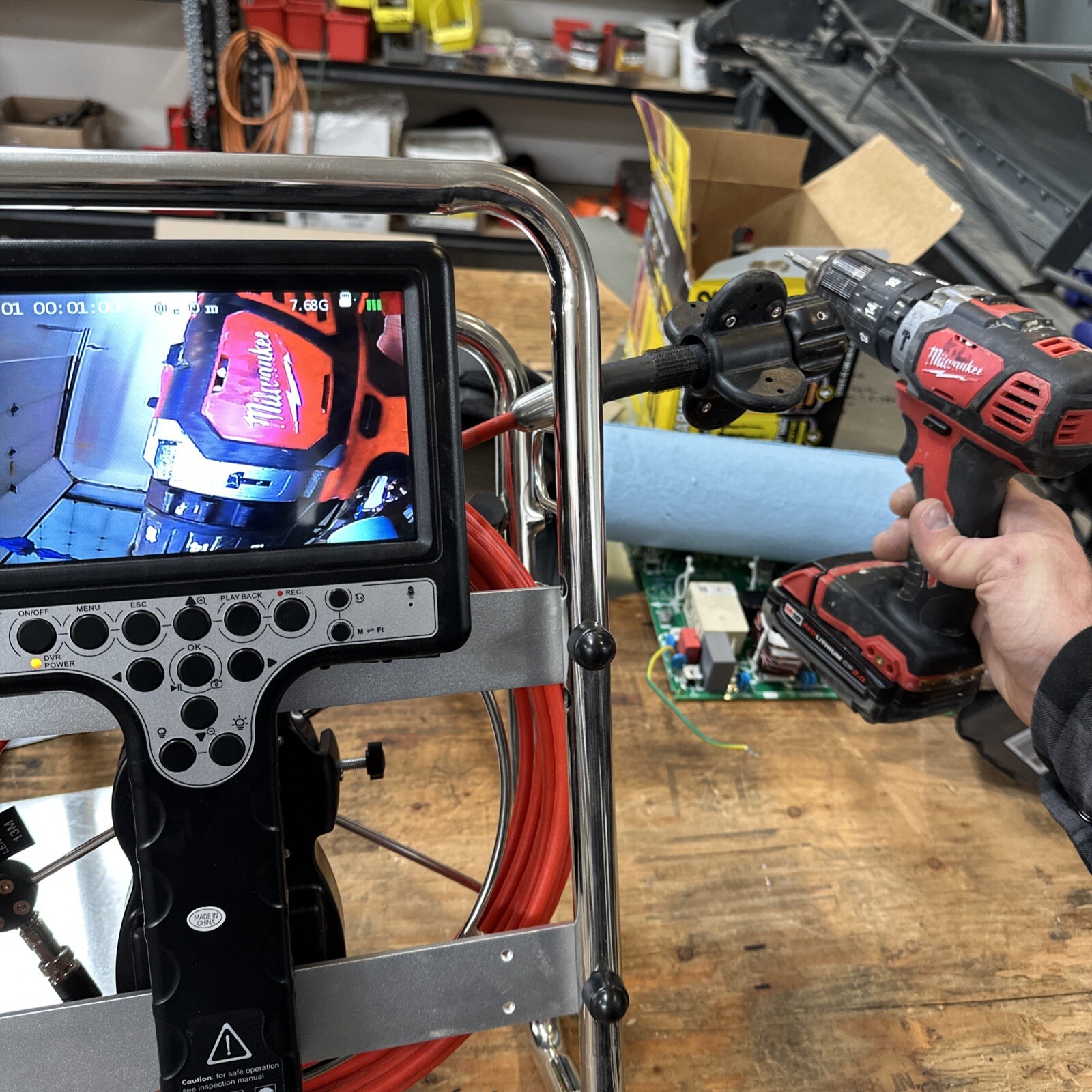 Roto Vision Video Inspection Camera - Used Twice | Roto Brush | Duct Insp