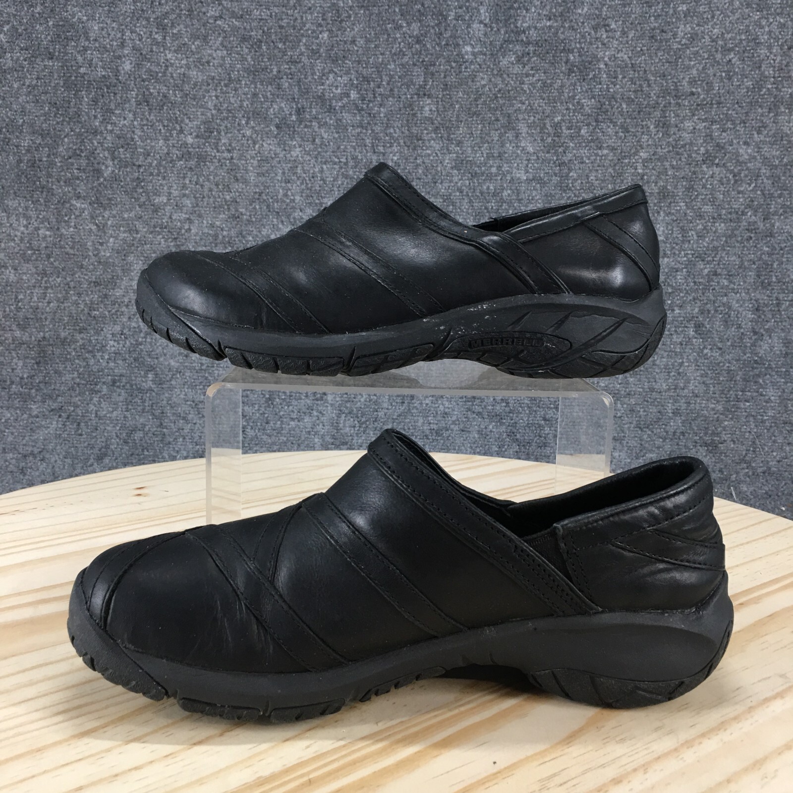 Scarpe Merrell donna 8 Encore Eclipse 2 slip on nere casual comode piatte J46732