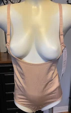 CHINESE LAUNDRY Seamless WYOB Bust Enhancer Bodysuit-Back Sup-SMOOTH SHAPER-L/XL