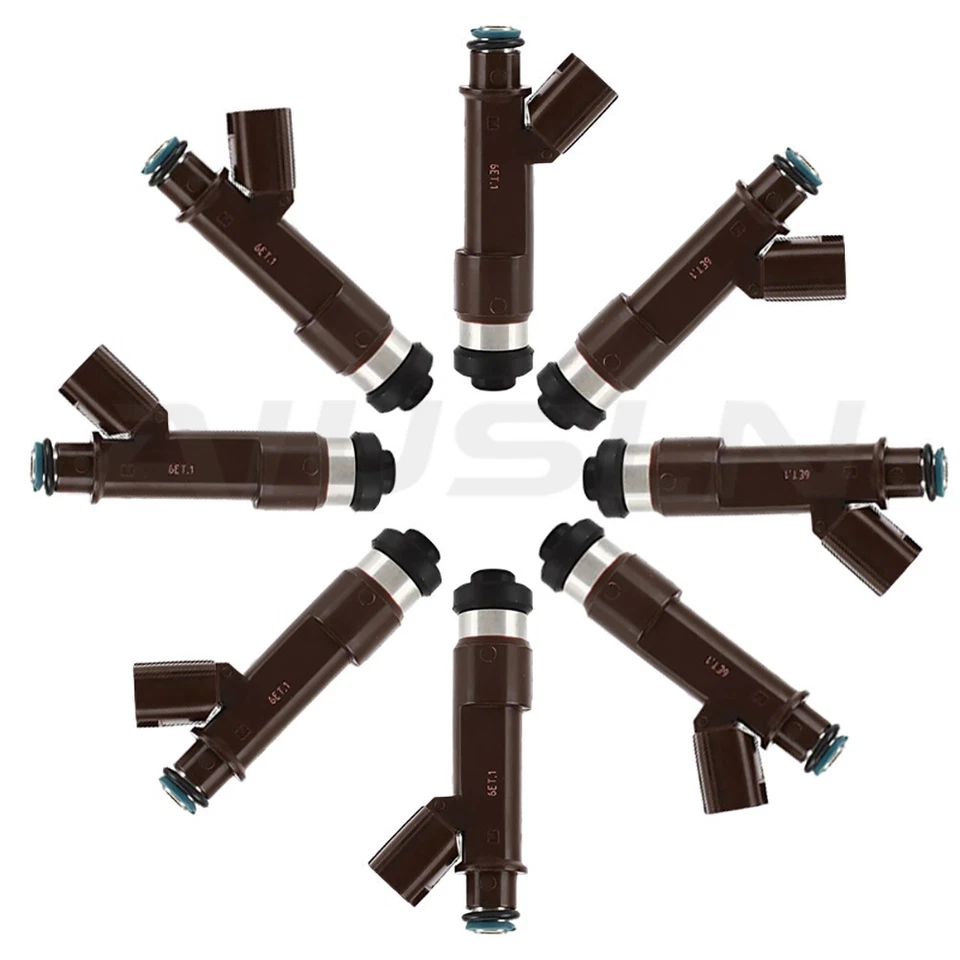 Set of 8 Fuel injectors 2005-2009 For Toyota Tundra 2005-2009 4.7L 23250-50060 - Image 3 of 4