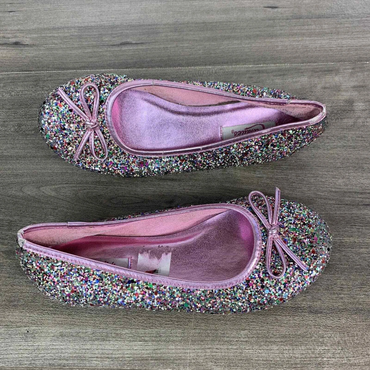 Sequin hot sale ballet shoes