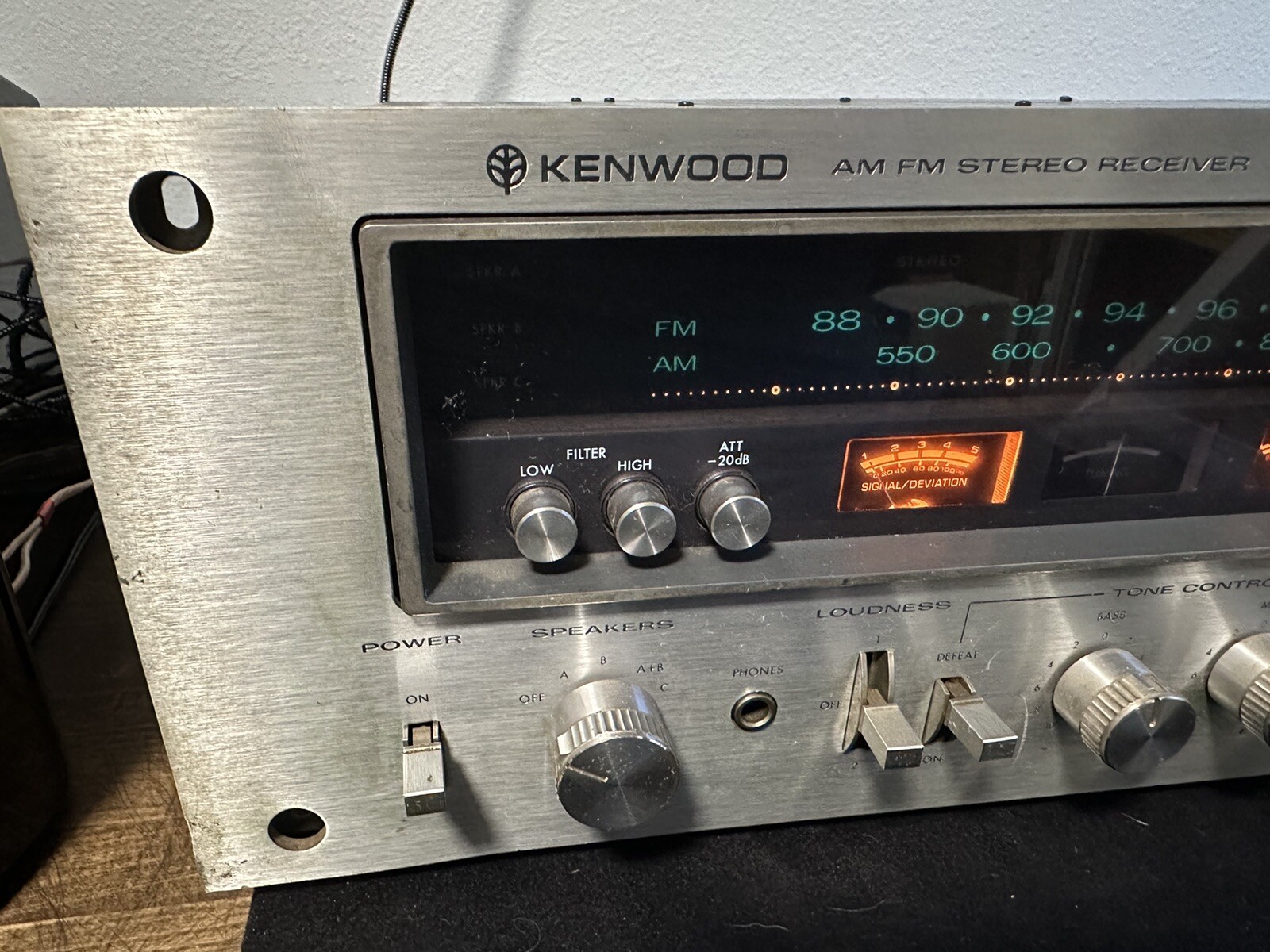 Kenwood KR9600 Stereo Receiver for Parts/Repair eBay