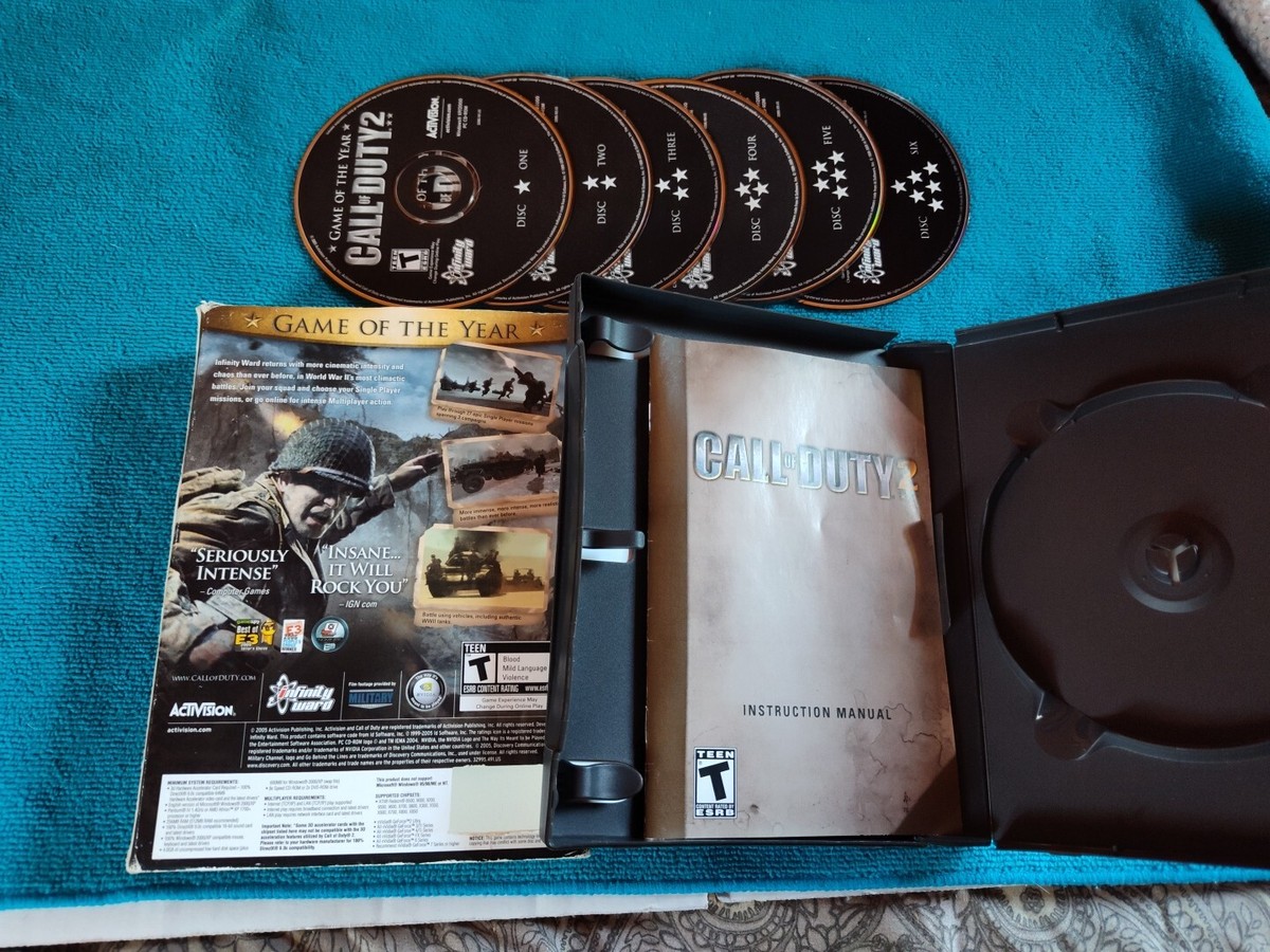 Call of Duty 2,2005 Game 6 Disc Set | eBay