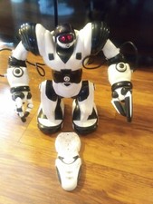 ROBOSAPIEN HUMANOID 14" ROBOT WITH REMOTE CONTROL 2004 WORKING WOWEE