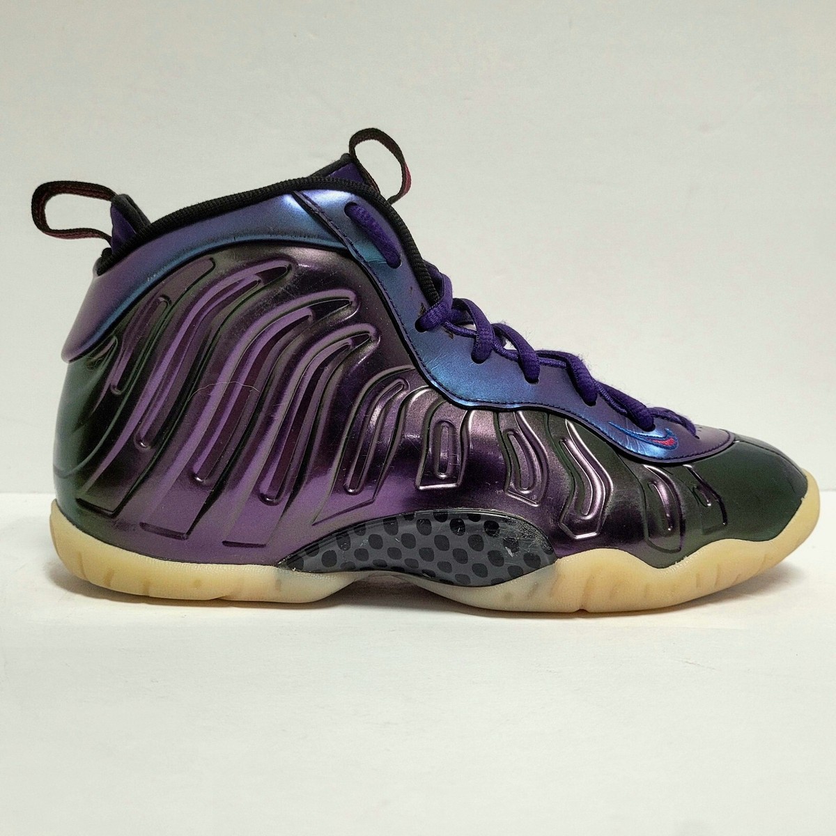 Nike Little Posite One Penny Foamposite 7Y 8.5 Wmns Purple