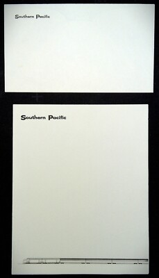 Southern Pacific Railroad Stationärer Umschlag und Notizpapier