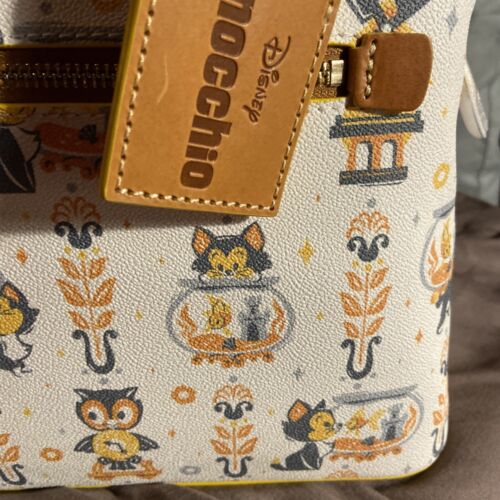 Disney Parks 2022 Pinocchio Figaro And Cleo Satchel Bag Dooney & Bourke New - Picture 8 of 24