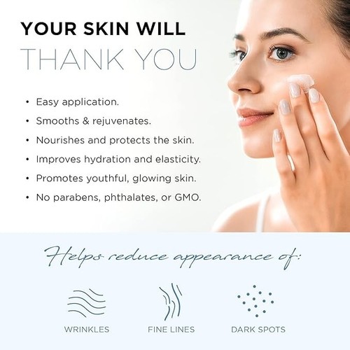 AZURE Hyaluronic & Retinol Anti Aging Day Cream-Reduces Wrinkles-50mL - Picture 4 of 6