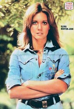 Olivia Newton-John 1974 poster TV Week Magazine 42cm x 28cm