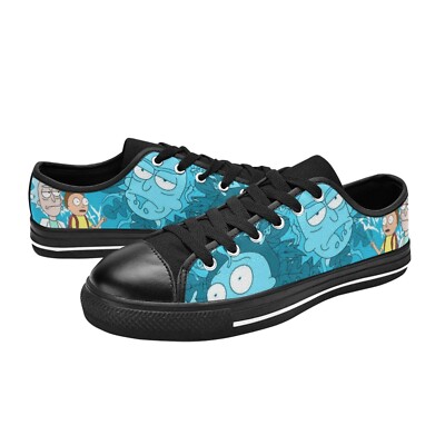 Rick and Morty Custom Sneaker Low Tops Canvas Women Shoes
