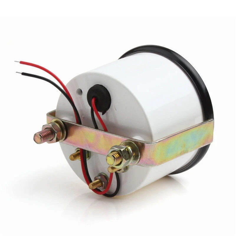 2" 52mm Car Fuel Level Gauge Meter w/ Fuel Sensor E-1/2-F Pointer 12V Universal - Image 3 of 4