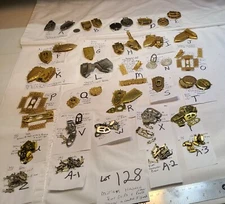 Vtg Fur Dress clips Mariam Haskell Findings Filigree some Signed perforated  128