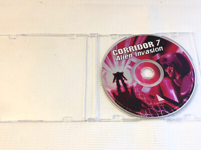 CORRIDOR 7 Alien Invasion Intra Corp 1994 Computer Game Capstone RARE Disc Only